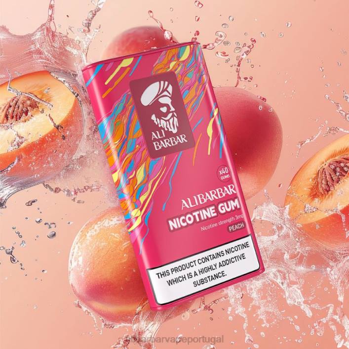 Alibarbar Vape Flavours - T06J102 Alibarbar goma de nicotina pêssego