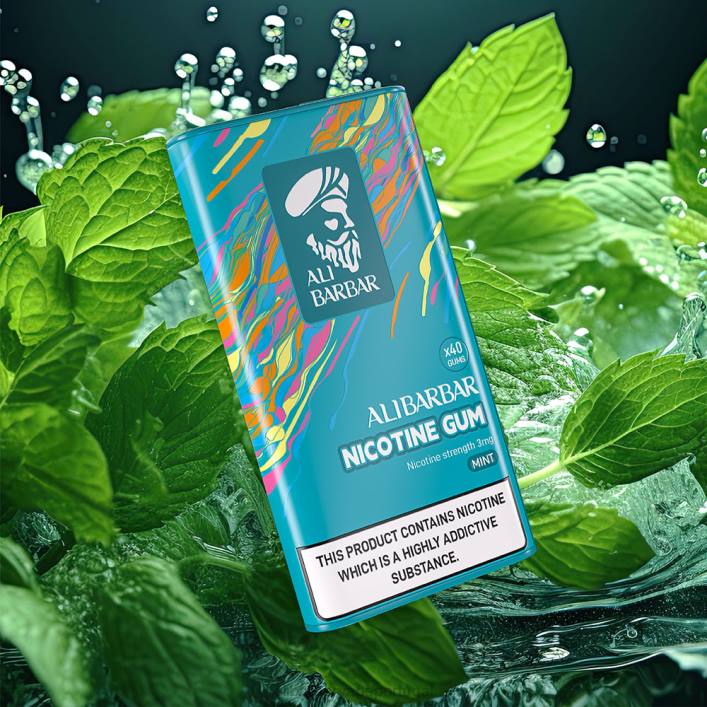 Alibarbar Vape Portugal - T06J101 Alibarbar goma de nicotina hortelã