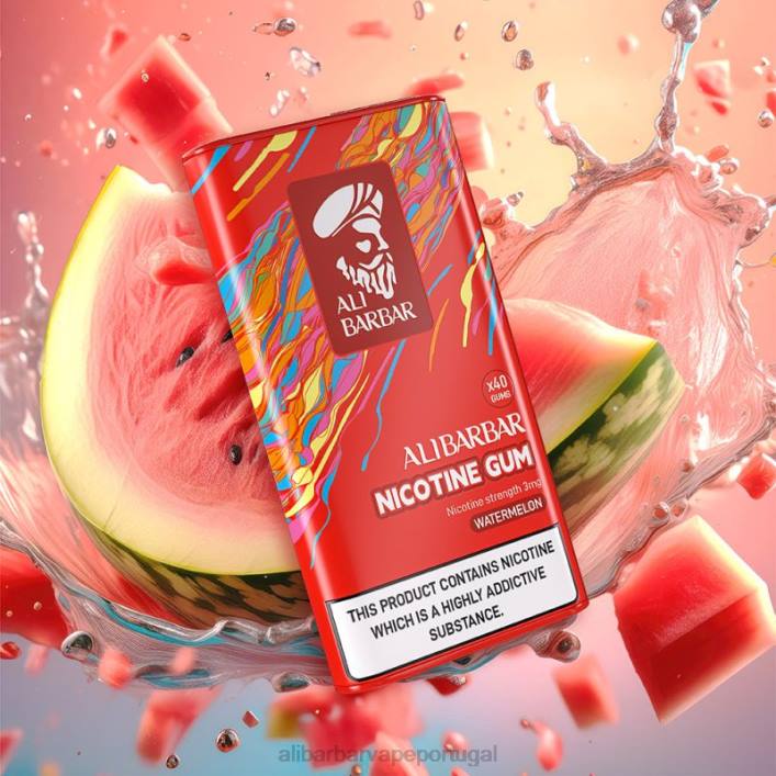 Alibarbar Vape Review - T06J103 Alibarbar goma de nicotina melancia