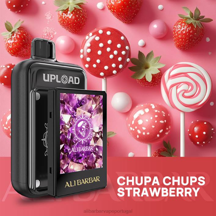 chupa chups de morango