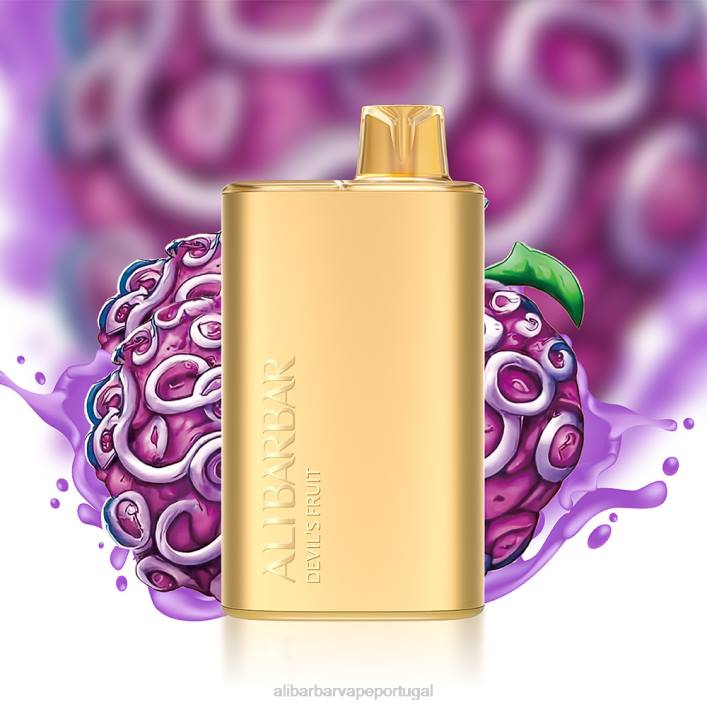 Alibarbar Vape Portugal - T06J6 Alibarbar Rich 8.000 vapores descartáveis uva hubba bubba